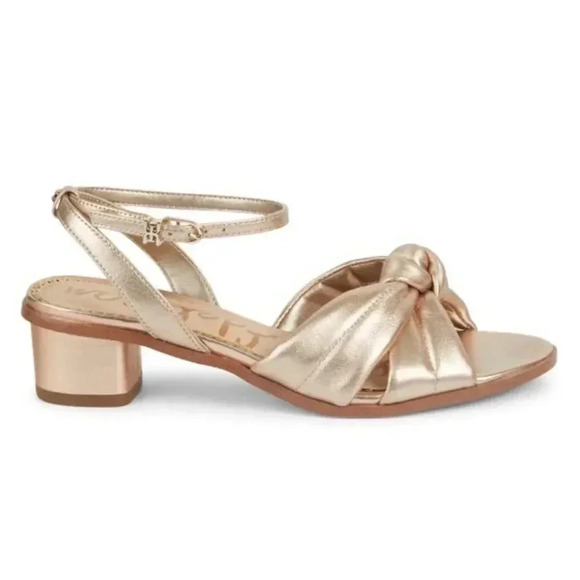 Sam Edelman Ingrid Metallic Leather Sandals - Picture 1 of 8